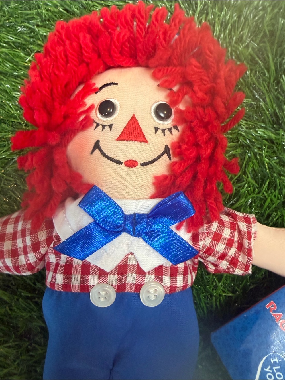 Raggedy Andy Collector Plush Toy by Applause 2002. NWT Mint Condition.